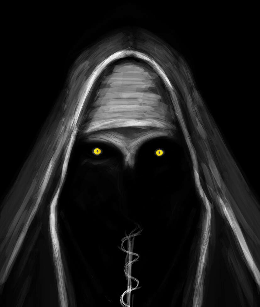 A fan art image of the character Valak from The Nun 2